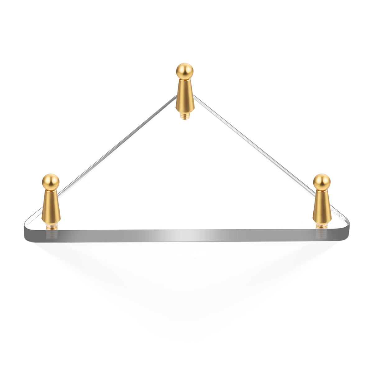 Larrel Basketball Stand Display, Stable Soccer Ball Stand with Feet Triangular Ball Holder for Displaying Sports Memorabilia, Basketball