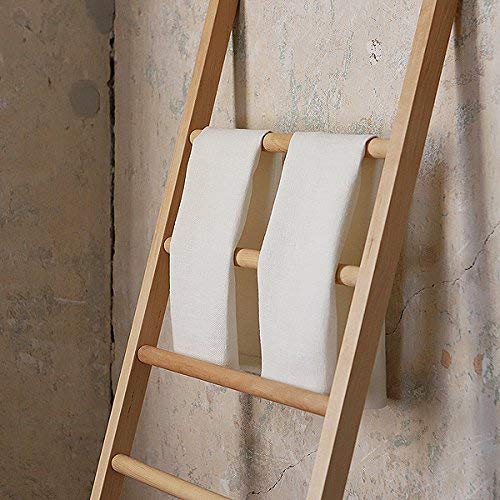 LinenMe 33 x 50 cm Linen Lara Guest Towels, Set of 2, White