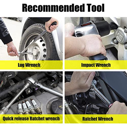 Topec Broken Bolt Extractor Set, 26Pcs Stripped Screw Extractor Kit with Drill Bits, Easy Out Tool Socket Set for Removing Damaged, Rounded, Rusted Nuts & Screws