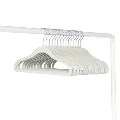 3 Sprouts Velvet Baby Hangers Non-Slip Infant and Toddler 30 Pack, Green
