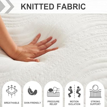Twirest Small Double Mattress, Memory Foam Mattress, Medium Firm, Breathable Knitted, Soft and Skin Friendly Cloth, Mattresses in a box (120x190x20cm)