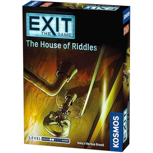 Thames & Kosmos EXIT: The House of Riddles | Escape Room Game | 2/5 Difficulty | Strategy Puzzle Board Game | 1-4 Players | Ages 10+ | Fun for Adults & Kids