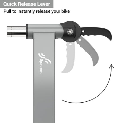Sportneer Turbo Trainer, Bike Trainer with 6 Resistance Settings for Indoor Bike Trainer Stand Steel Bicycle Exercise Magnetic Stand with Noise