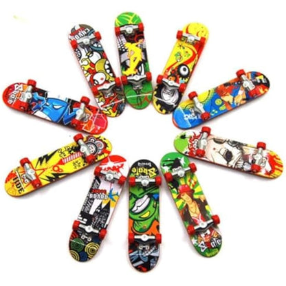 Sipobuy Mini Skateboard Toy Deck Truck Finger Board Skate Park Boy Kid Children Gift Random 6pcs