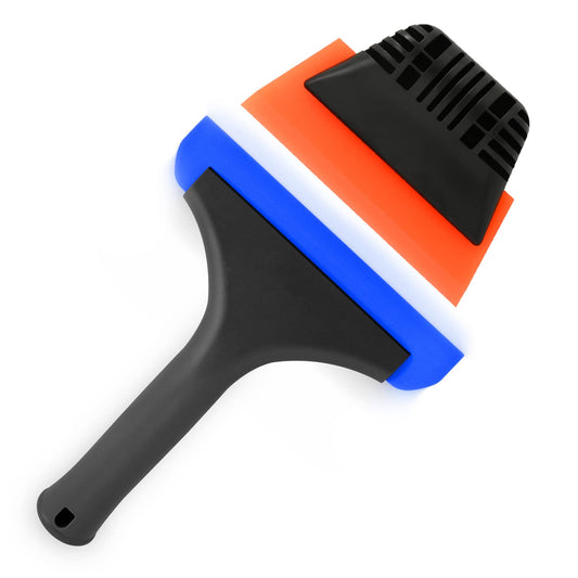 Ehdis Window Squeegee Set - 6CINCH & 5INCH, Flexible Silicone Squeegee, for Shower, Glass, Mirrors, Window Tint, Bathroom