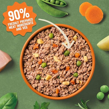 Harringtons Complete Wet Tray Grain Free Hypoallergenic Adult Dog Food Mixed Pack 6x150g - Chicken & Duck - Made with All Natural Ingredients