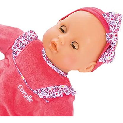 Corolle 9000150060 - Mon Grand Poupon Purple Chérie 42 cm French Doll with Charm and Vanilla Fragrance