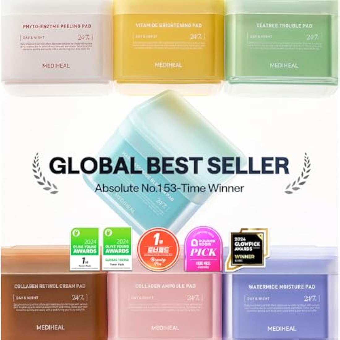 Mediheal Vitamide Brightening Pads (Pack of 100)