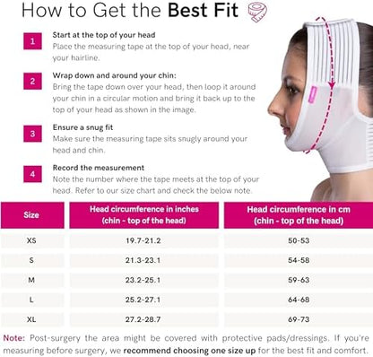 LIPOELASTIC- FM extra- Post Surgical Chin and Neck Lifting Compression Mask
