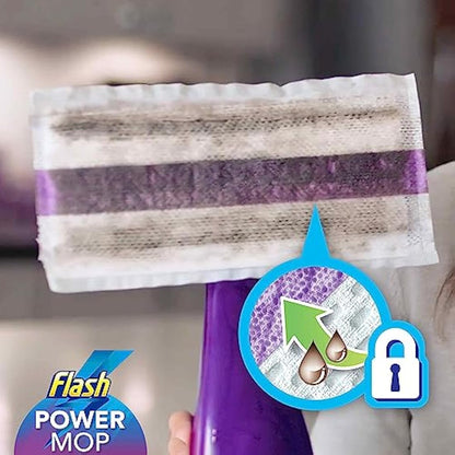Flash Powermop Starter Kit, All-in-One Dual Spray Mop for Any Type of Floor