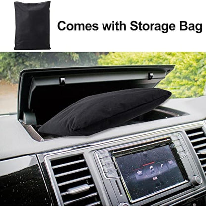 CICMOD Windscreen Cover Front Window Sunshade Frost Snow Screen Wrap Cover for VW T5 Van - Black