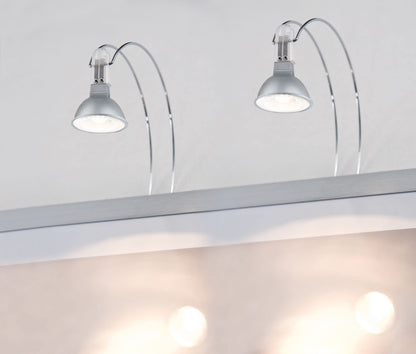 Paulmann 99908 Galeria Mirror luminaire LED Mirror Lamps II Bathroom Lamps Chrome Mirror Lighting incl. lamp 2x4W GU5.3