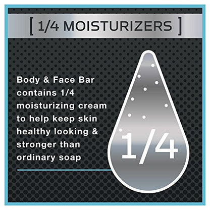 Dove Men+Care Body and Face Bar, Deep Clean 4 oz, 2 Bar
