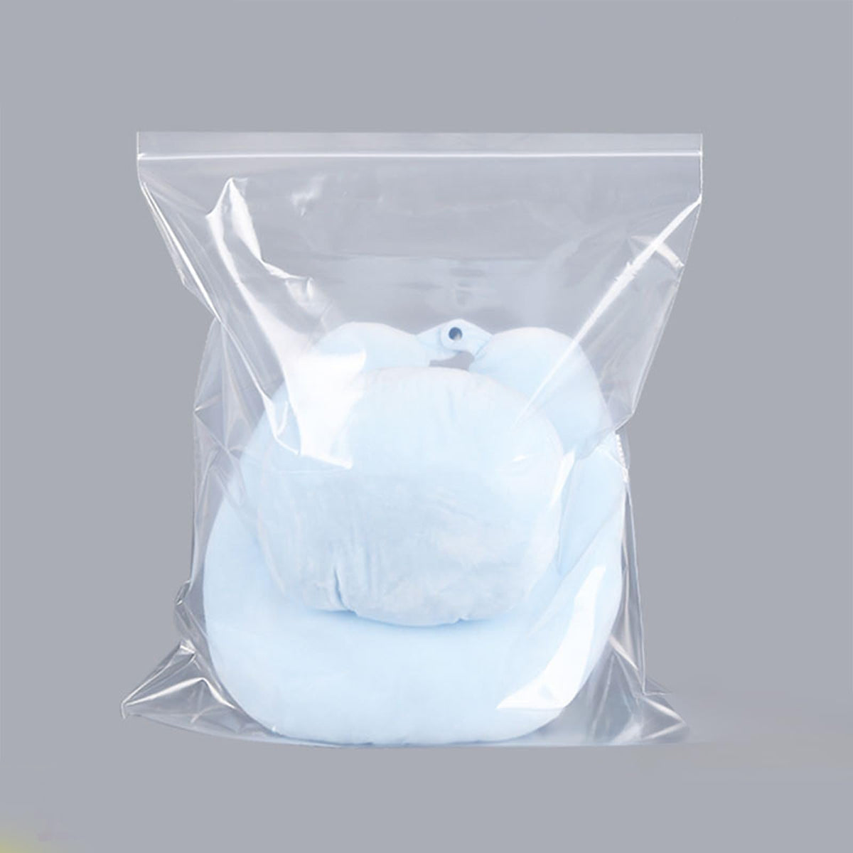 40 Large Zip Lock Bags, 40x60cm Reusable Clear Plastic Storage Bags for Clothes, Travel, Kitchen, Waterproof Sealable Bags for Home, School, Hospital