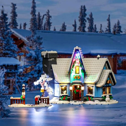 BRIKSMAX Led Lighting Kit for LEGO Creator Santa's Visit - Compatible with Lego 10293 Building Blocks Model- Not Include the Lego Set