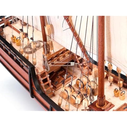Artesania Latina – Wooden Ship Model Kit – Spaniard Caravel from The Discovery of America, La Niña – Model 22410, 1:65 Scale – Models to Assemble – Intermediate Level