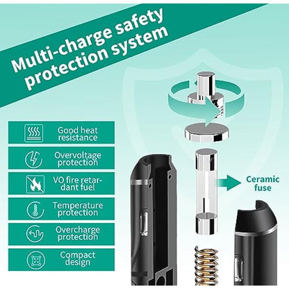 HKY 12V Mini Fridge Car Cooler Cool Box Power Lead Cable Car Freezer AstroAI Portable Fridge Car Charger Power Adapter Extension Automobile Cigarette lighter 2 Pin Plug in for Refrigerator Car Freezer