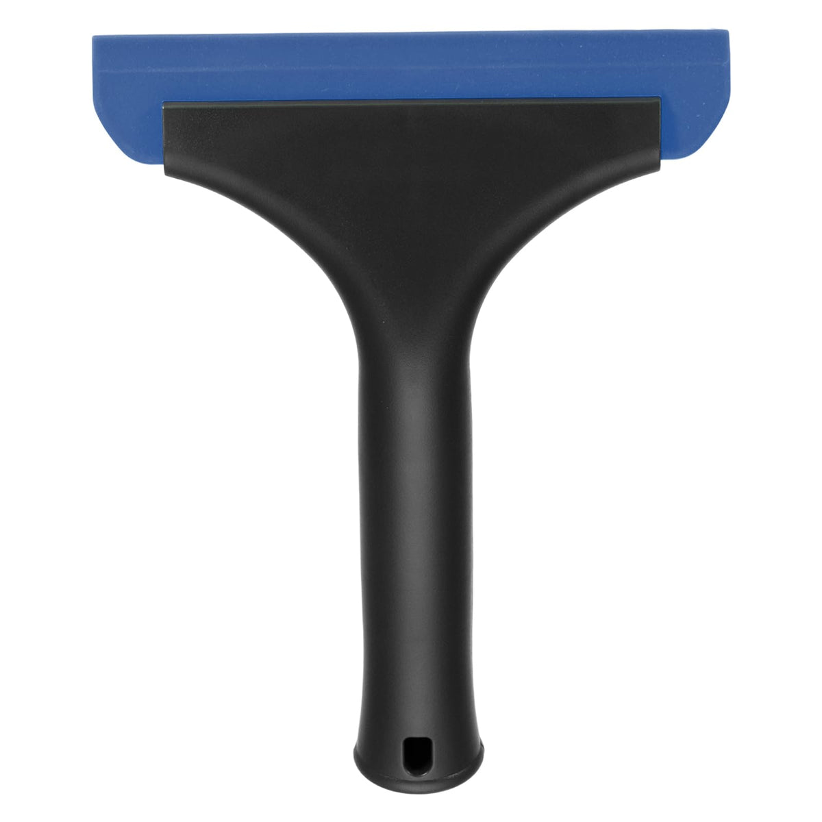 sourcing map 6 Inch Shower Squeegee for Glass Doors, All-Purpose Bath Squeegee with Handle for Bathroom Window Mirror Car Glass, Black/Blue