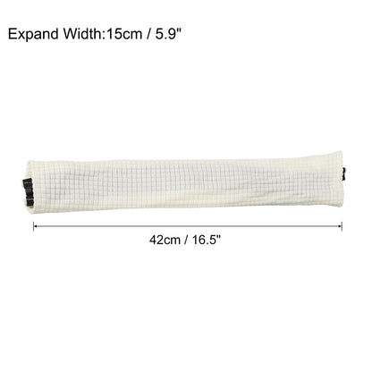 sourcing map 2pcs Office Chair Arm Covers, Office Chair Armrest Covers Stretchable Computer Chair Arm Covers Protectors for Office Gaming Chair, White
