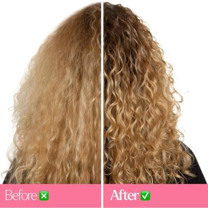 Only Curls Styling Bundle, 250ml x2, Curly Hair Products, Curl Cream & Enhancing Curl Gel, Curl Defining Set, Frizz-Free, Sulphate-Free, For All Curly Hair Types