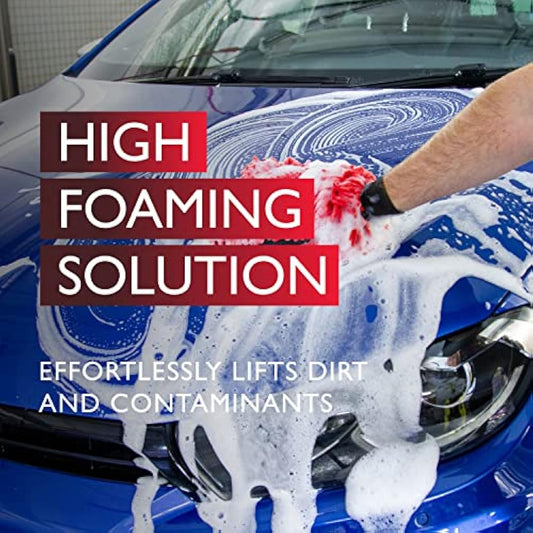 Autoglym Foaming Car Wash, 2.5 Litres - High Foaming Car Shampoo For All Bodyworks - pH Neutral, 125 Washes and Wax Safe Formula for Cleaning Car Exterior - Concentrated Car Wash Soap