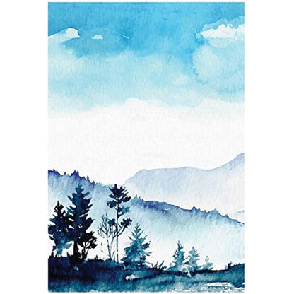Belle Vous White A3 Watercolour Paper (125 Sheets) 200 GSM Cold Press Water Colour Painting Sheets - Suitable for Beginners to Expert Painters