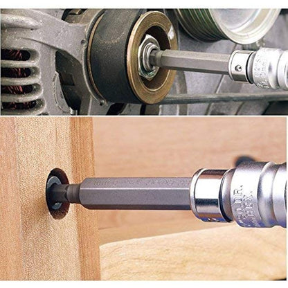Draper Expert TX-STAR® 1/2" 40 Piece Hex & Spline Mechanics Bit Set | 3/8 Square Drive Hand Tool | Chrome Vanadium Steel Sockets Mechanics Car Tools | Steel Case | 33322