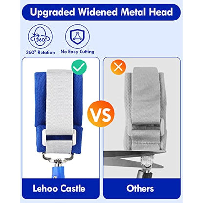 Lehoo Castle Baby Reins Anti Lost Wrist Link,Toddler Reins with Lock for Walking, Child Safety Harness Walking Leash for Children Boys and Girls (Dark Blue)