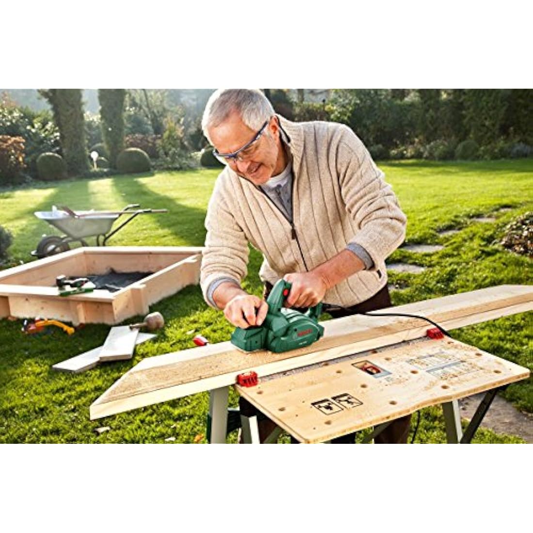 Bosch electric planer PHO 1500 (550 Watt, in Carton Packaging)