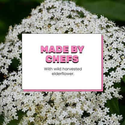 Dalston's Sparkling Elderflower Soda (24 x 330ml) - Real Pressed Elderflower & Sparkling Water - 46 Kcal - No Added Sugar - No Artificial Sweeteners - Healthy Alternative - Low Calorie - Vegan