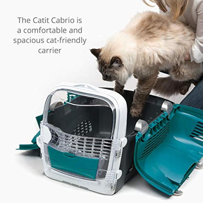Catit Cabrio Cat Carrier, Turquoise