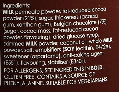 Option Belgian Choc-O-Lait Luxury Instant Hot Chocolate Drink with Sugar 2x825g