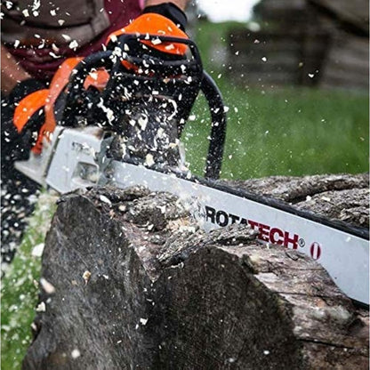 2 X 14 35 cm Rotatech Chainsaw Chains. 3/8" LP Pitch, 0.050" Gauge, 50 DL Drive Links. Compatible with Stihl 018 MS180 MS181 020 021 023 MS200T MS211 MS201T MS231