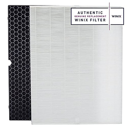 WINIX Air Purifier Replacement Filter H. H13 True HEPA Filter (99,999%) and Activated Carbon Filter - Compatible with WINIX ZERO S and 2020EU using