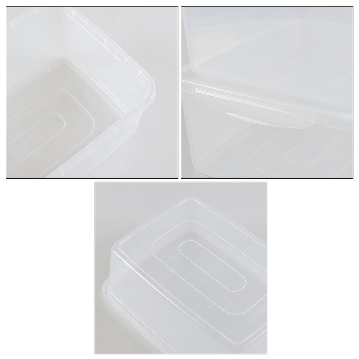 Parlynies 4-Pack Proofing Container with 14 L Capacity, Dough Rising Box