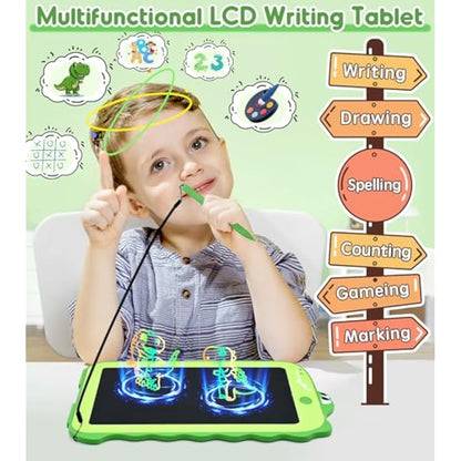 LCD Drawing Tablet Kids Toys for Girls Boys Age 2-3 Birthday Christmas Gifts, Colorful LCD Writing Tablet Educational Toys for 2 3 4 5 6 7 Year Old Kids, Drawing Pad Travel Games for Autistic Children