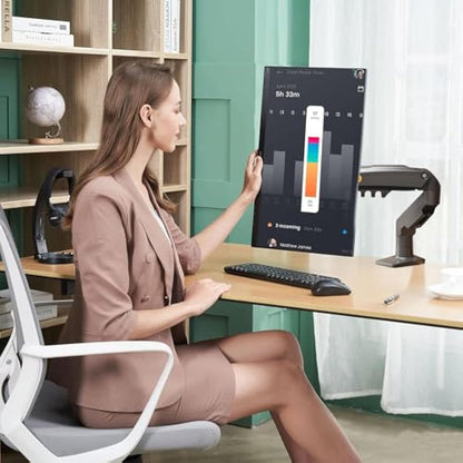 NB North Bayou Monitor Arm Desk Mount for 17-30 Inch Computer Screens, Monitor Mount Load Max 9 kg VESA 75 & 100 mm F80