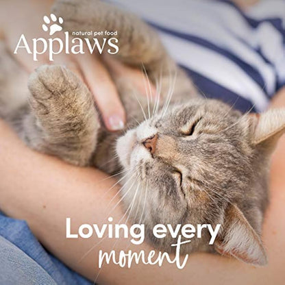 Applaws Complete Wet Cat Food for Senior Adult Cats, Tuna and Chicken Selection in Jelly Tin 6 x 70g