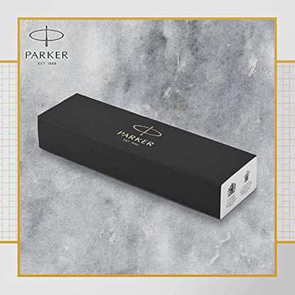Parker IM Fountain Pen | Premium Pearl Lacquer with Gold Trim | Fine Point with Blue Ink Cartridge | Gift Box