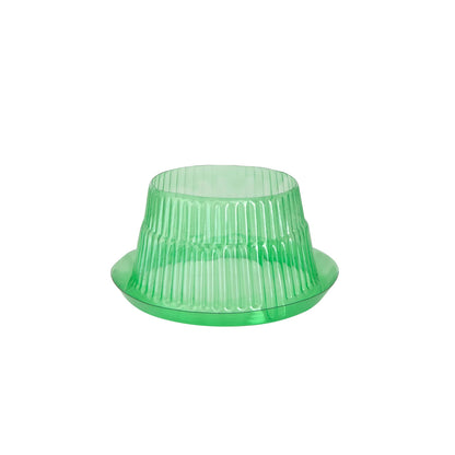 Windhager snail protection ring, snail defence, pack of 6, diameter 23 cm, green, to ward off snails, protects plants from animal bites.