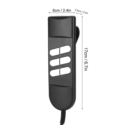 Recliner Remote Hand Control 6 Button 5 Pin Plug Connection for Electric Power Lift Sofa Chair