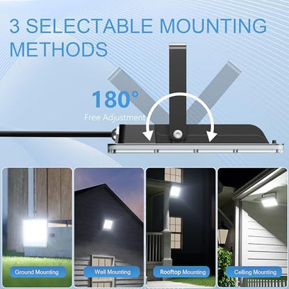 YIQIBRO LED Security Lighting Floodlight 100W - 10000LM IP67 Waterproof Outdoor Flood Lights Mains Powered, 7000K Cold White Outside Lights Mains Powered for Garden, Patio, Yard(2 Pack)