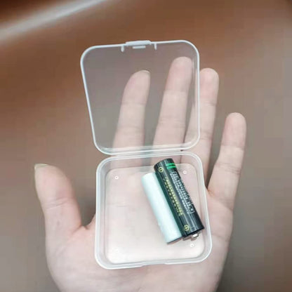 WYAN 15 Pcs Square Empty Clear Plastic Storage Containers Box Case