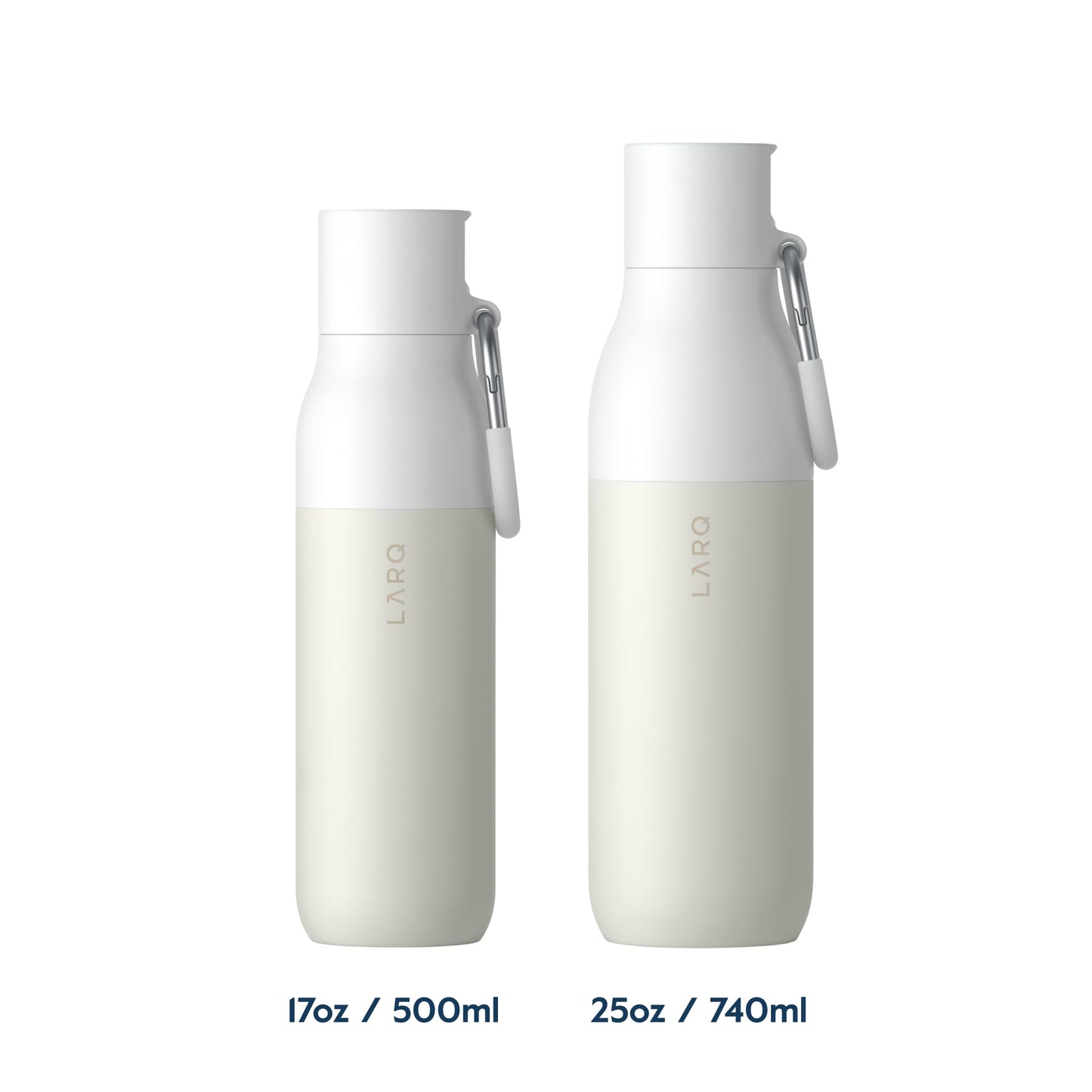 LARQ Bottle Flip Top 25oz - Insulated Stainless Steel Water Bottle with Straw | BPA Free | Reusable Water Bottle for Sports, Gym, and Travel | Keep