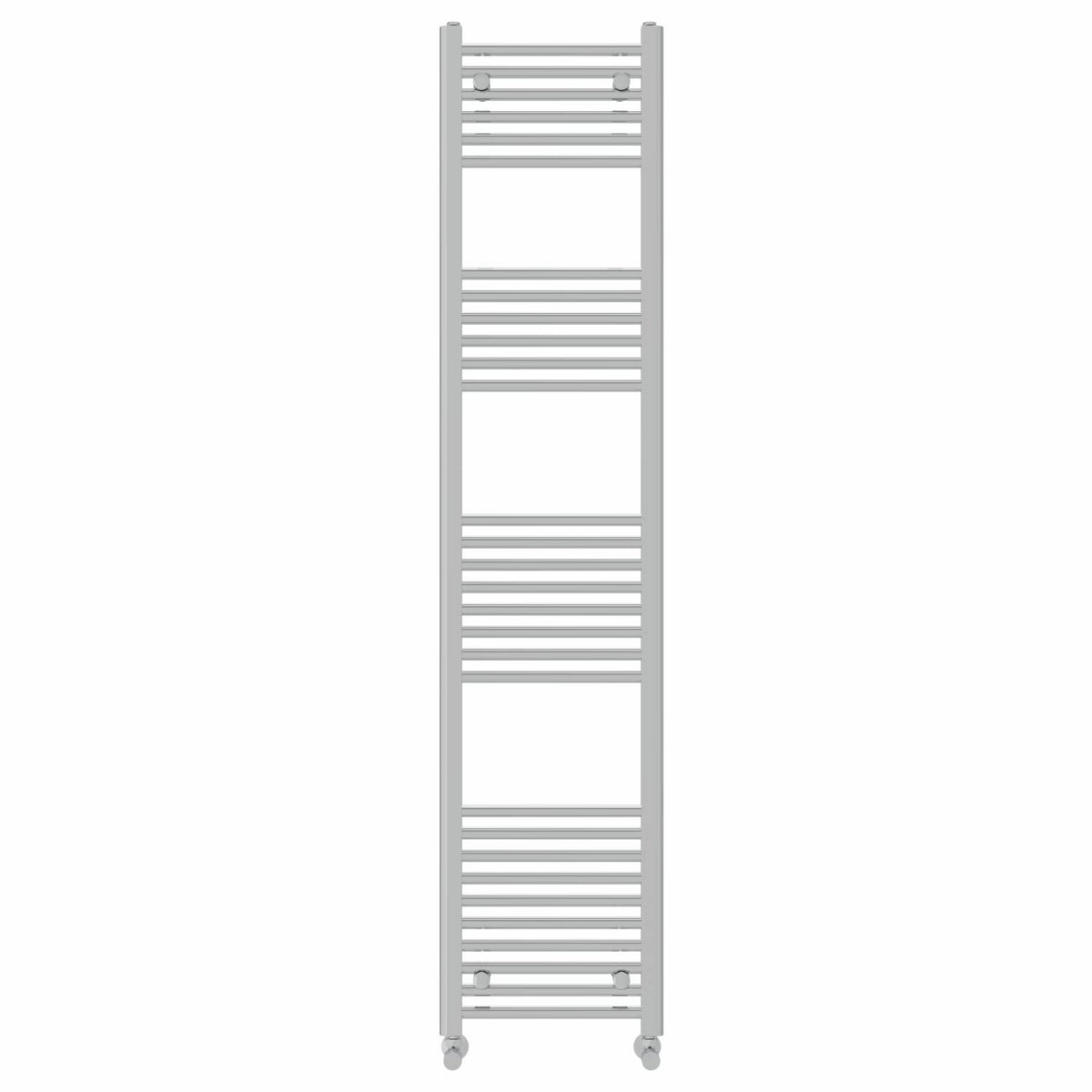 NRG Straight Chrome Bathroom Heated Towel Rail Radiator 1800x400mm
