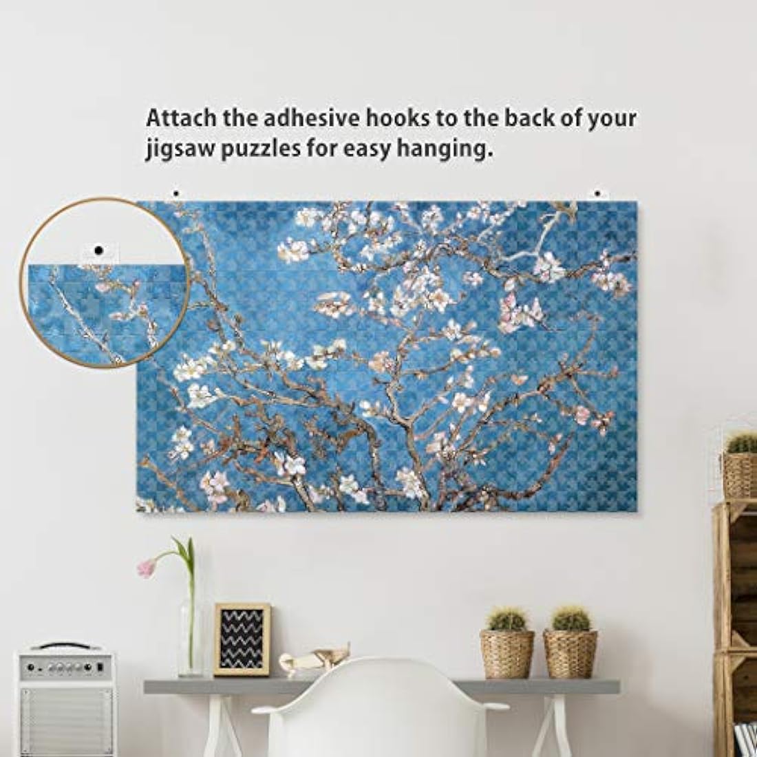 Lavievert Puzzle Saver Peel & Stick Adhesive Paper Jigsaw Puzzle Glue Best Way to Preserve Your Finished Puzzle - 10 Sheets