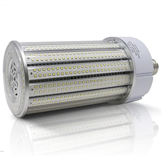 Bright Source LED Corn Light Bulb, 240w E40, 6000k Daylight, 34,800 Lumen 140 Lumens Per Watt, 360° Beam Angle, Replaces Metal Halide/Son/HID/HPS, for Street/High Bay Parking/Garage/Warehouse/Factory