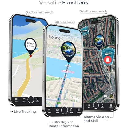 SALIND 08 4G - Mini GPS Tracker for Cars, Lorries, Vehicles - Connection via OBD2 - UK & Worldwide Real Time Tracking, Safe Area, Route Memory System and Alarms