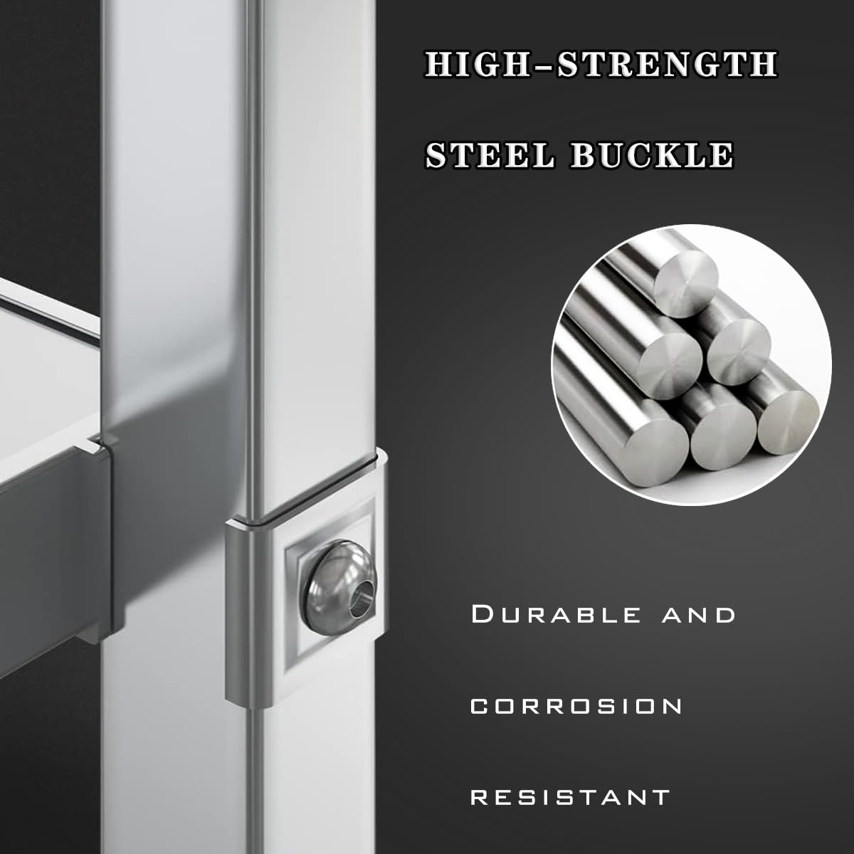 ALPIKA 3 Tier Stainless Steel Large Serving Catering Cart Utility Rolling Cart Kitchen Island Trolley Storage Cart with Locking Wheels