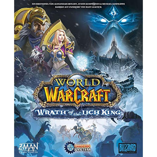 LEGAMI Asmodee World of Warcraft: Wrath of the Lich King, Connoisseur Game, Strategy Game, German Multicoloured, Colourful ZMND0021